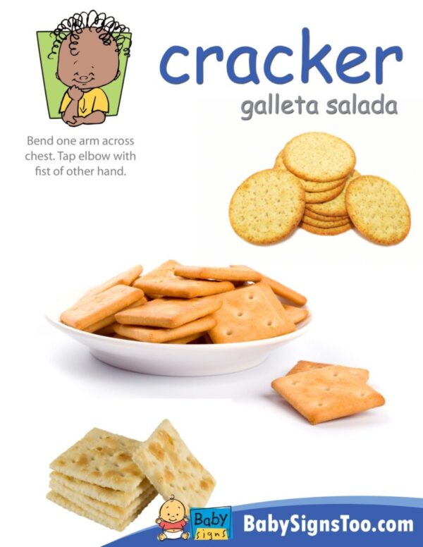 Cracker galleta salad Food Signs Poster Pack.