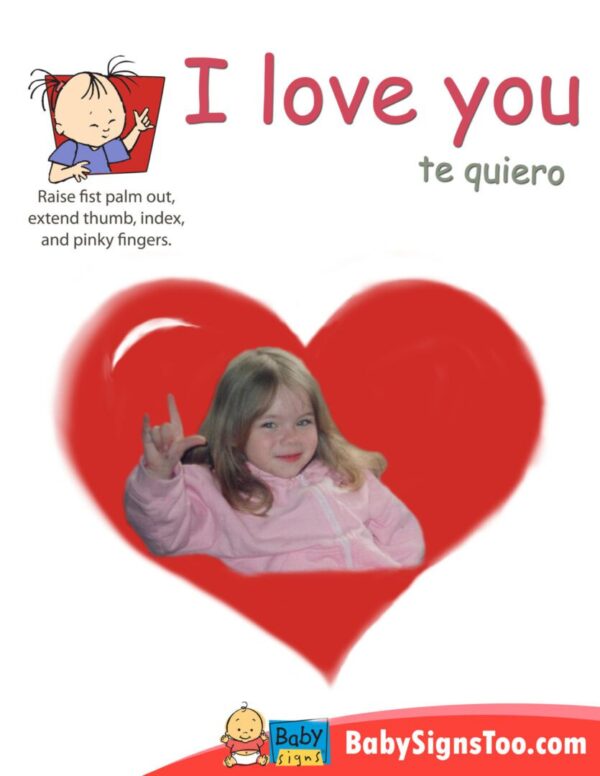 I love you Valentine's Day Poster Pack in Spanish for Valentine's Day.