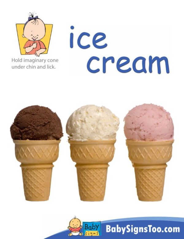 Ice cream poster