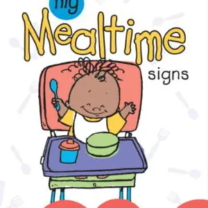 Baby Signs® My Mealtime Signs Video featuring playful puppets and signing babies teaching eat, drink, more, milk, and all done