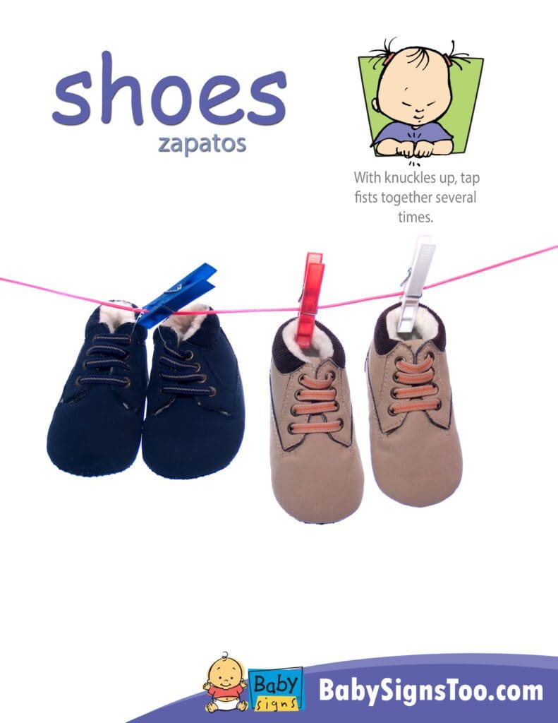 Baby Signs® Getting Dressed Signs Poster Pack (7 Posters) - Baby Signs®