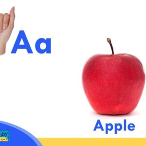 A for Apple poster