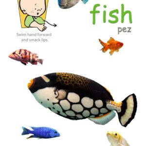 Pet Signs Poster Pack featuring fish and zoo animals.