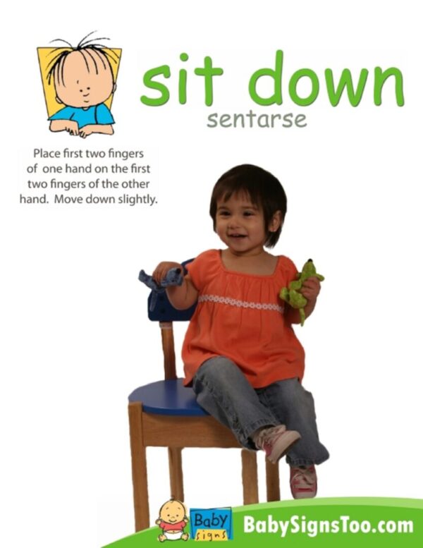 sit down poster