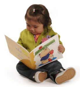 baby reading circle time book