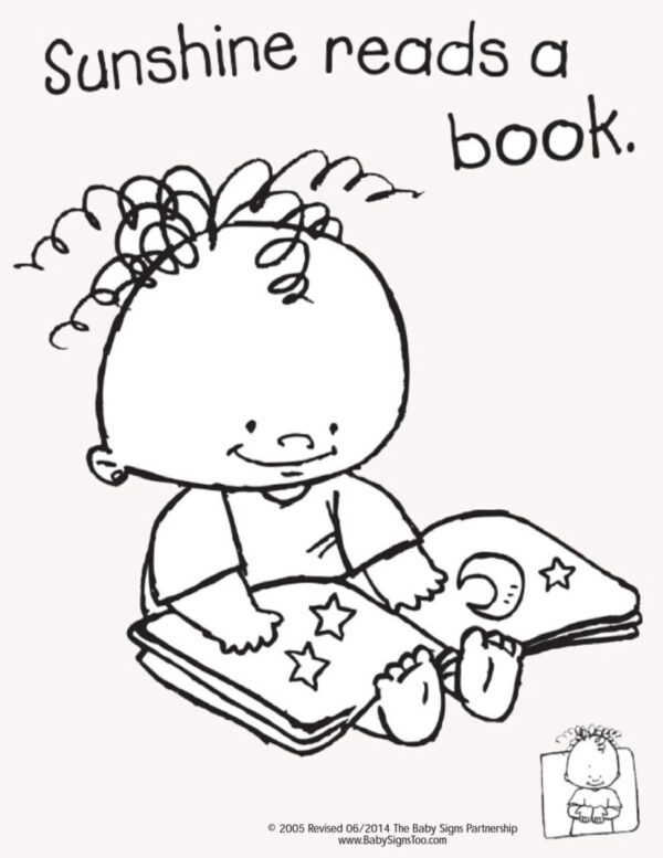 BOOK coloring page