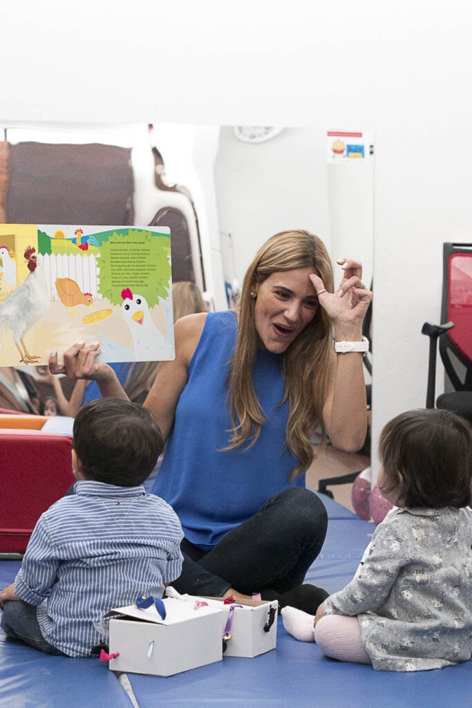 Maria with circle time book