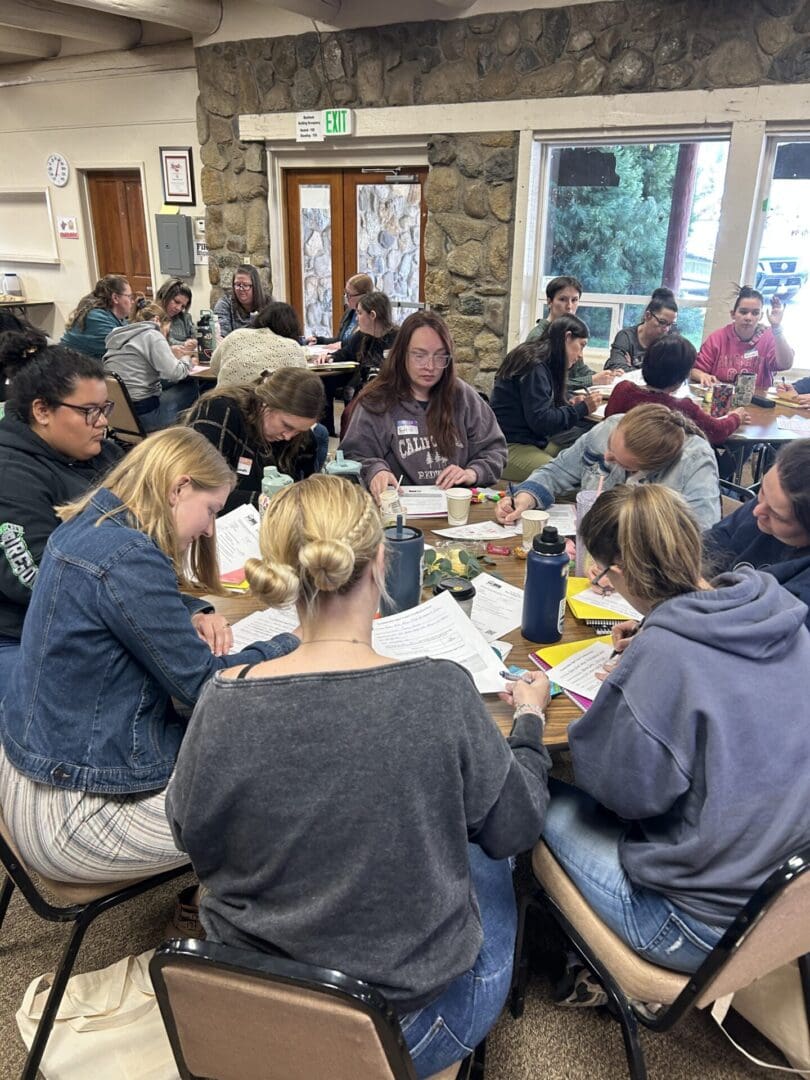 early childhood educators participating in Baby Signs® professional training at Plumas Rural Services