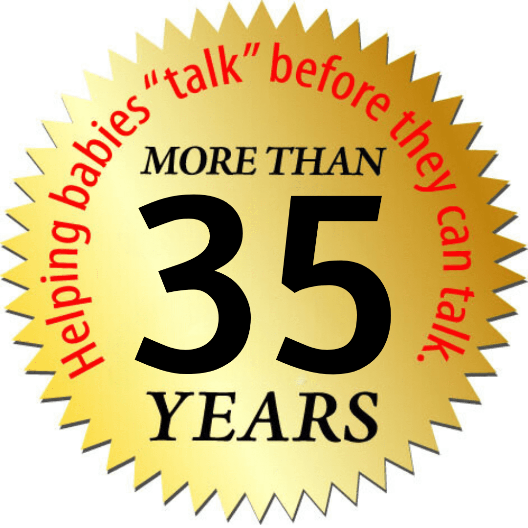 35 years Baby Signs® program celebrating over 35 years of research-based success in early communication.