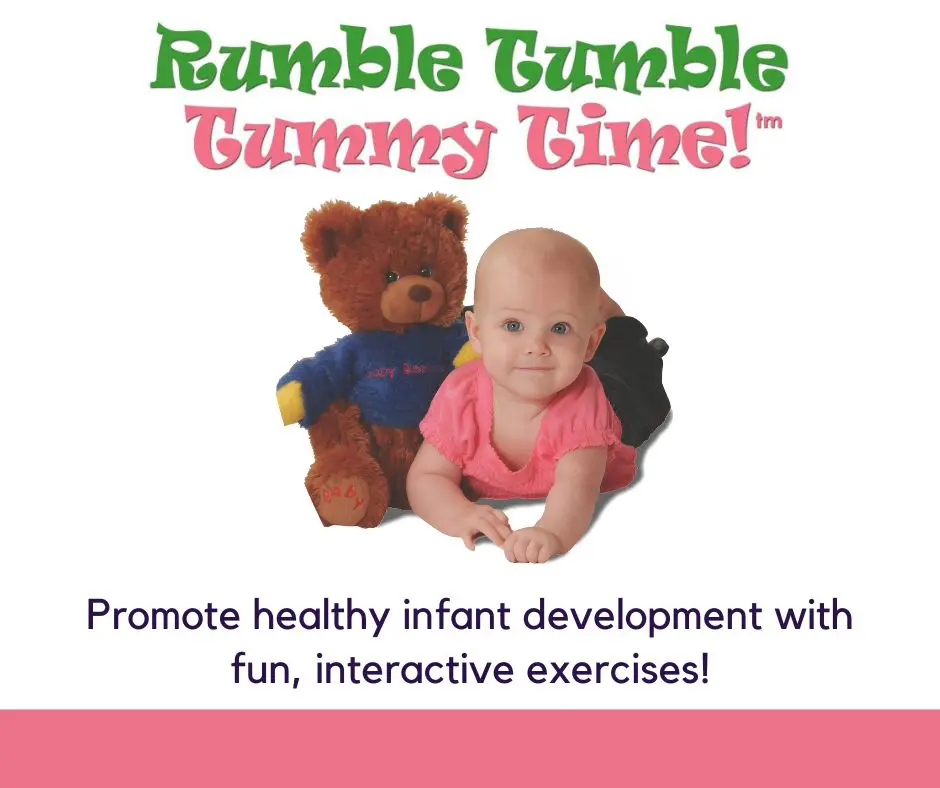 RTTT Class Baby enjoying Rumble Tumble Tummy Time class