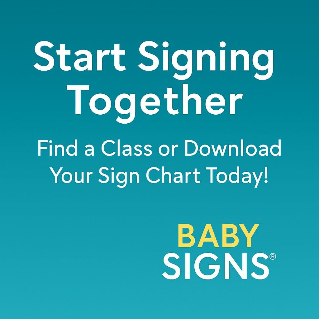 Baby Signs® call-to-action banner to find a class