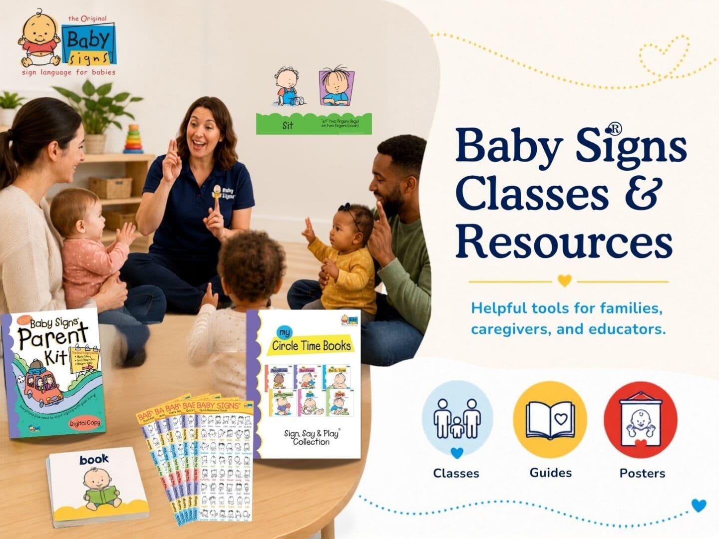 Baby Signs classes and resources for families, caregivers, and educators
